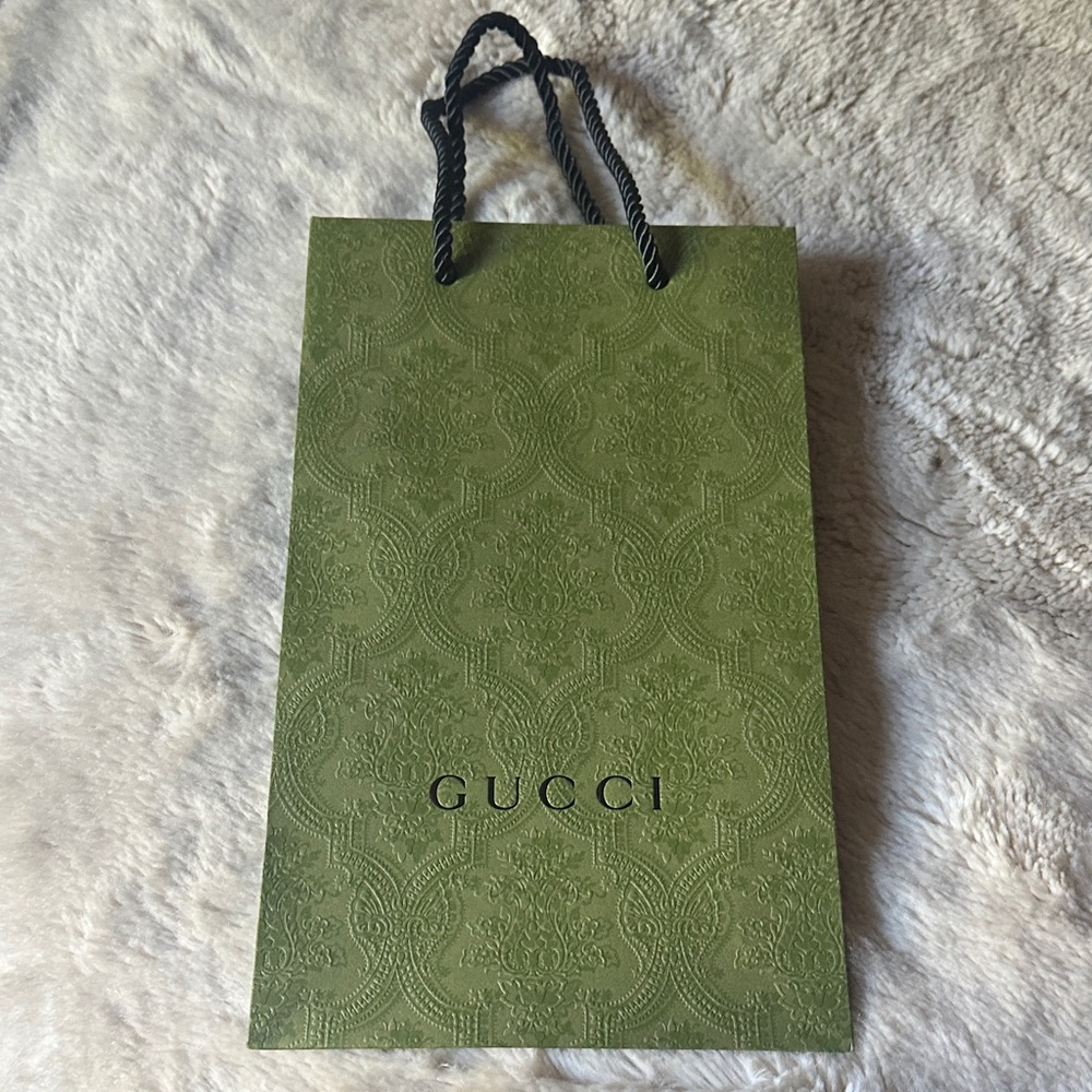 Gucci Olive Green Patterned Bag